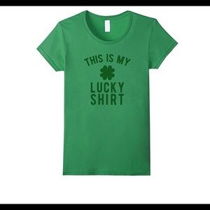 NWT Lucky green  ☘️ top, M